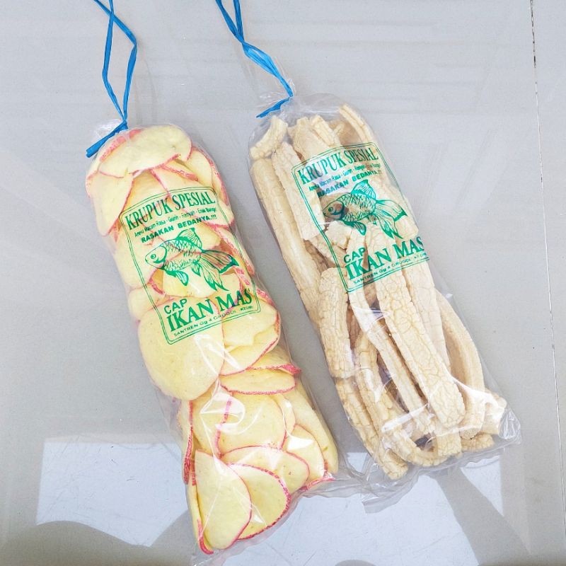 

Krupuk Ikan Spesial Gurih Renyah Enak Cap Ikan Mas Khas Kediri murah