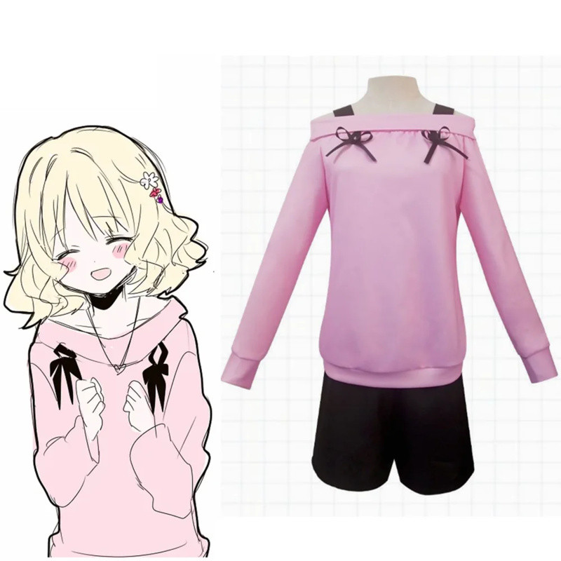 Unisex Anime Cos MORE BLOOD Komori Yui Cosplay Costumes Halloween Christmas Play Party Uniform Sets 