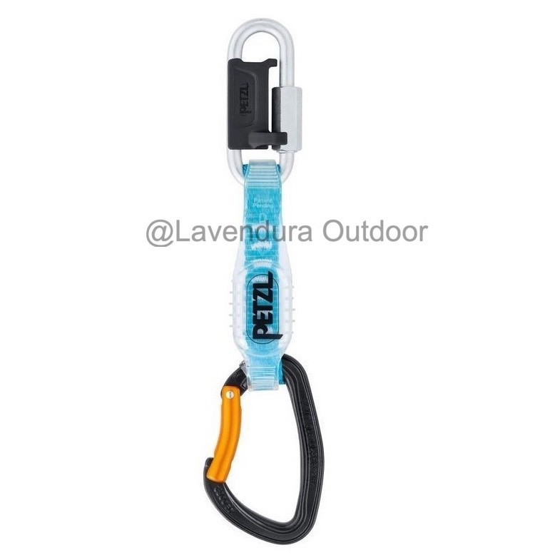 Petzl Djinn Steel Axess Quickdraw Runner Set Petzl Runner Djin Steel Axess 12cm 12 cm sling nylon ni