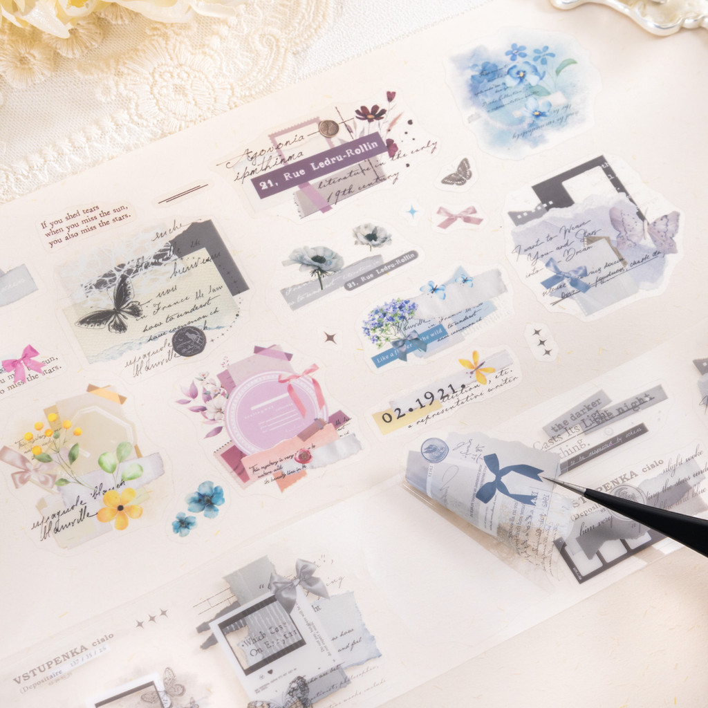 

1pcs/1lot Scrapbooking Stickers Decorative Adhesive Tapes pastiche Pet Japanese Stickers