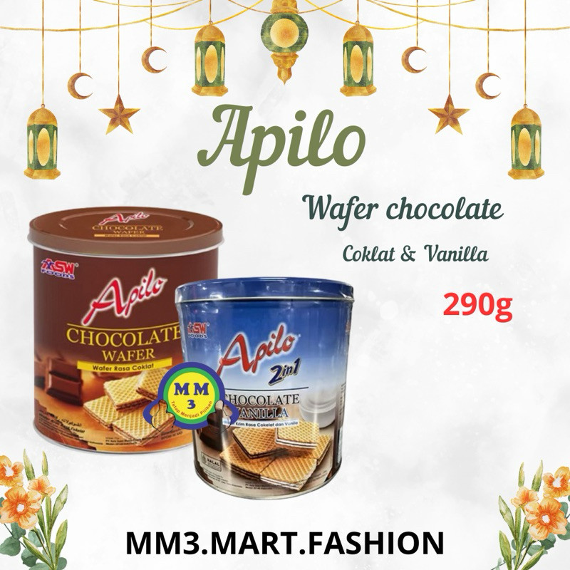 

APILO WAFER CREAM KALENG 290g pusat grosir jajan lebaran