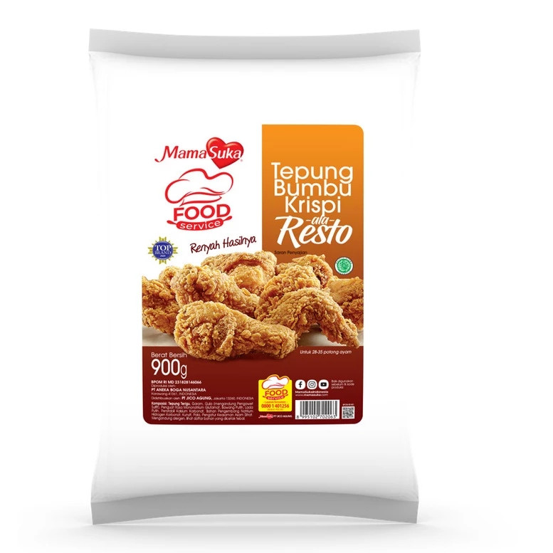 

(MTRUI) MamaSuka Tepung Bumbu Ala Resto 900 gr