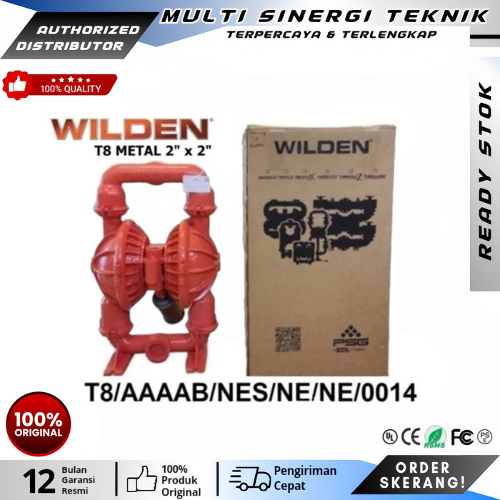 ORIGINAL WILDEN PUMP T8/AAAAB/NES/NE/NE/0014 Pompa Diaphgram Wilden Pump - Size 2"