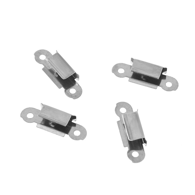 

4PCS Stainless Steel Glass Heated Bed Clips Clamp for Ender 3 V2/3S CR-10S 3D Printer Heated Bed Glass Platform Retainer Parts