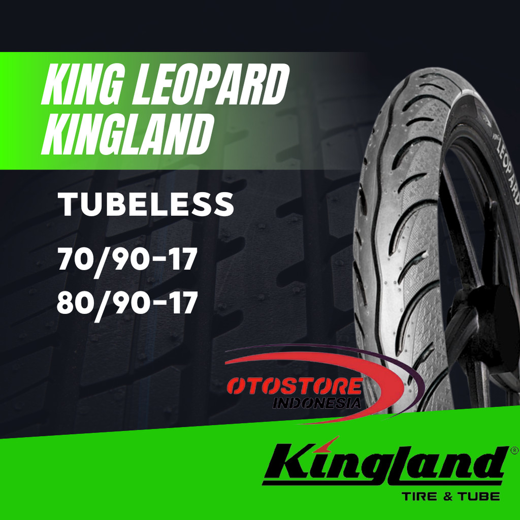 Ban Motor Tubles Kingland King Leopard 70/90 80/90 Ring 17 100% Original Tubeless