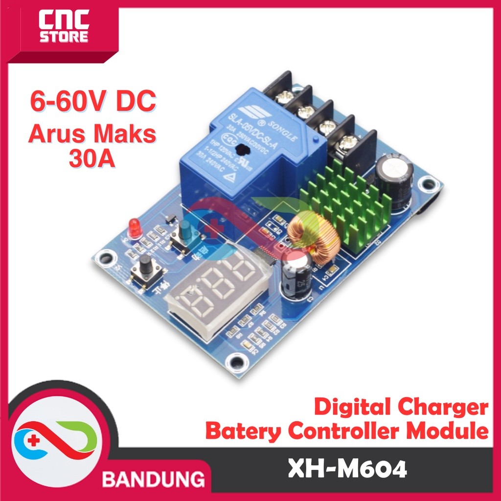 XH-M604 XH M604 DIGITAL CHARGER BATTERY CONTROLLER MODULE 6-60V DC