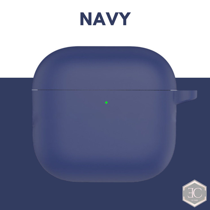 [[Best Seller]] Case Airpods 4 Casing TWS Apple Airpods Pro 4 - Navy