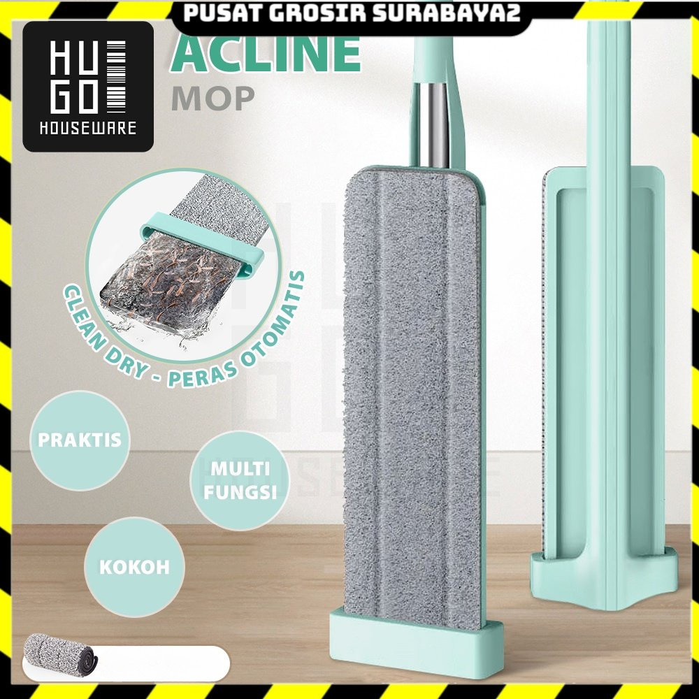 Alat Pel Praktis Tarik Peras Otomatis Ultra Mop Acline Pel Lantai Mop / PEL TARIK 107