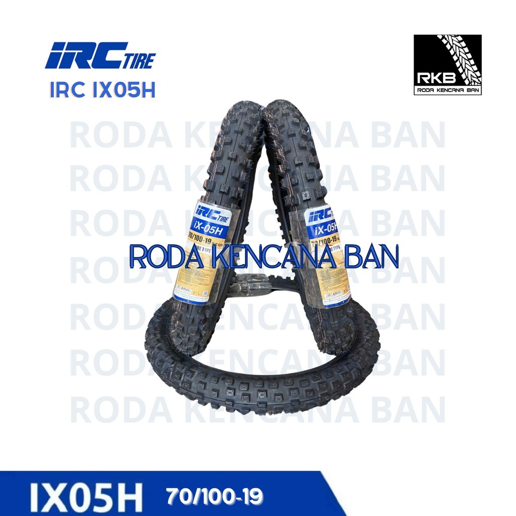 Ban Motor IRC IX05H size 70/100 R19 - Tubeless Ban Depan KLX 150 BF, CRF 150L,  WR155R, Viar Cross X