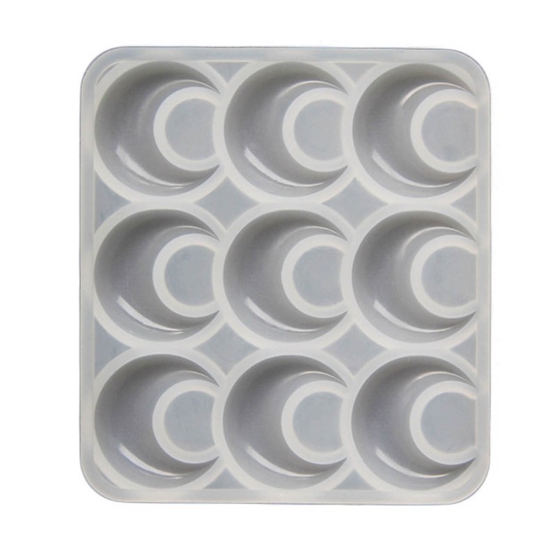 

Versatile Silicone Casting Mold Moon and Pendant Mold Necklace Earrings Pendants Mould Jewelry Making Tools