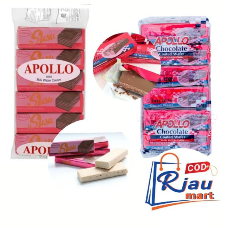 

pekanbaru riau / Apollo wafer isi 12 /pack 144g