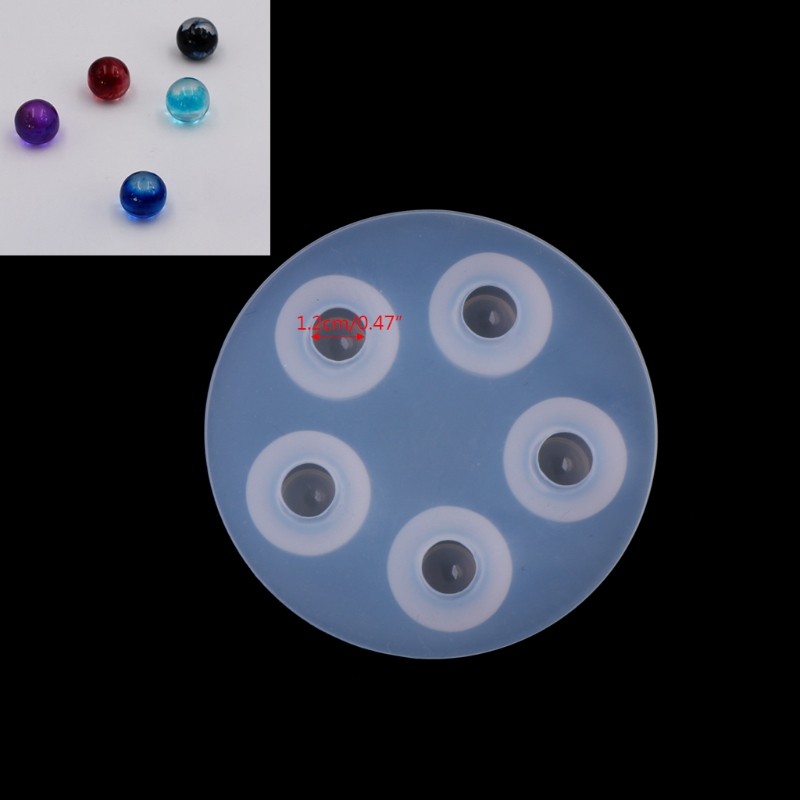 

Ball Shape Silicone Necklace Pendant Jewelry Mold Casting Making DIY Resin Craft