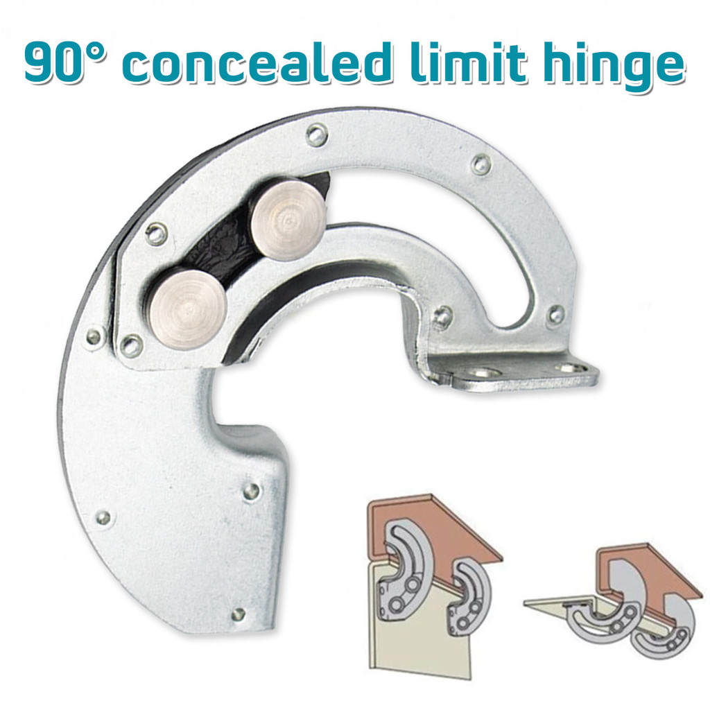 Engsel Pintu Geser/ Engsel Pintu Geser Tersembunyi /Engsel Melengkung 90 Derajat