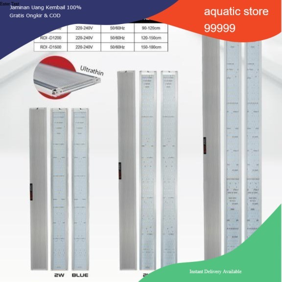 lampu led gantung aquarium TANNING AROWANA LED LAMP HTL 3 MODE RED DRAGON INDONESIA RDI RD 1200 HTL 