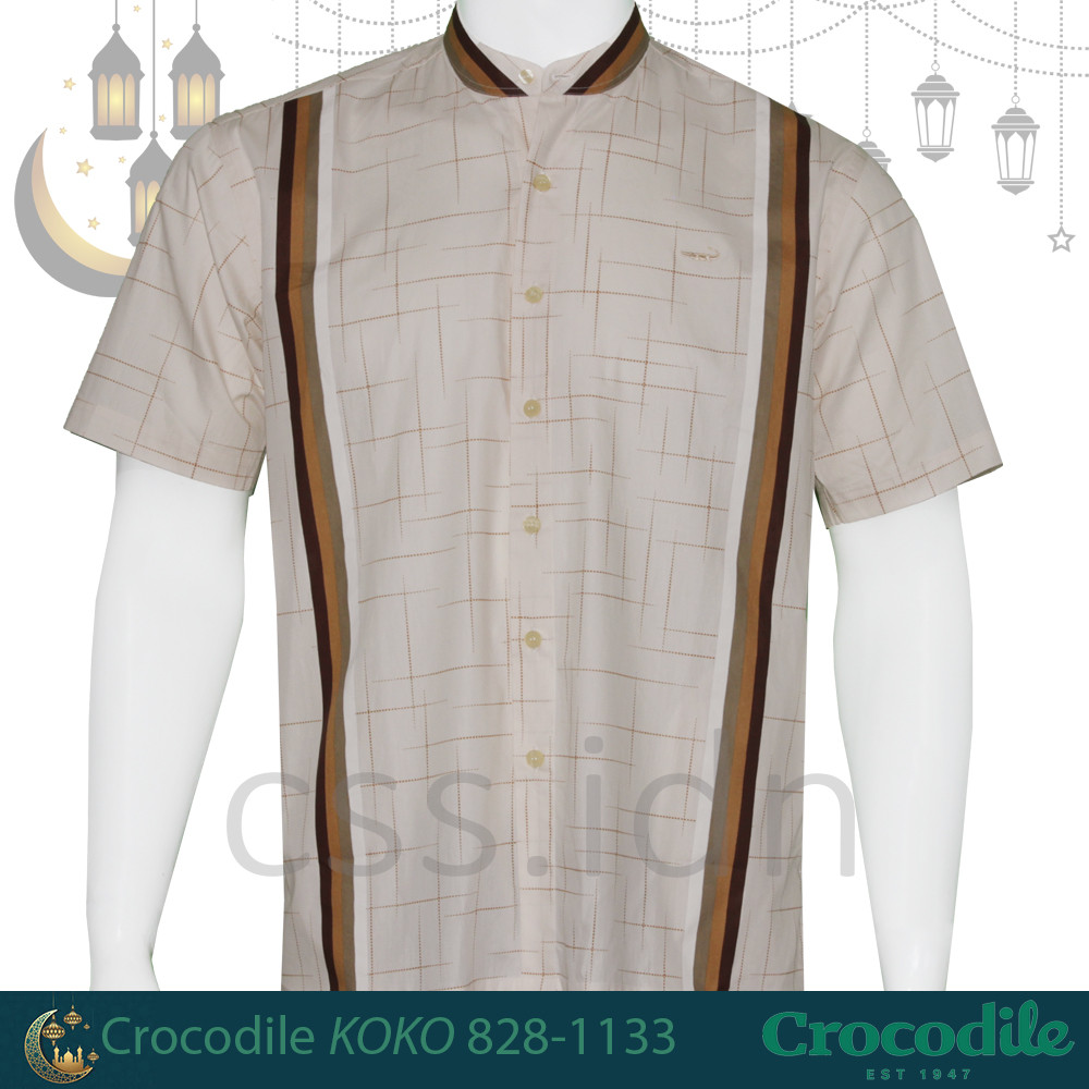 Kemeja KOKO Pria Lengan Pendek Crocodile 828-1133