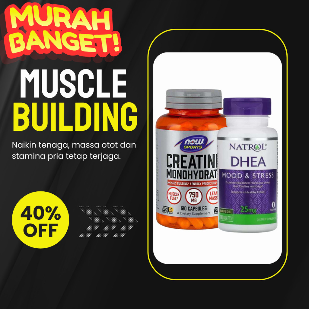 DHEA 25 mg 180 Caps Creatine 750 mg 120 Caps dhea creatine capsul