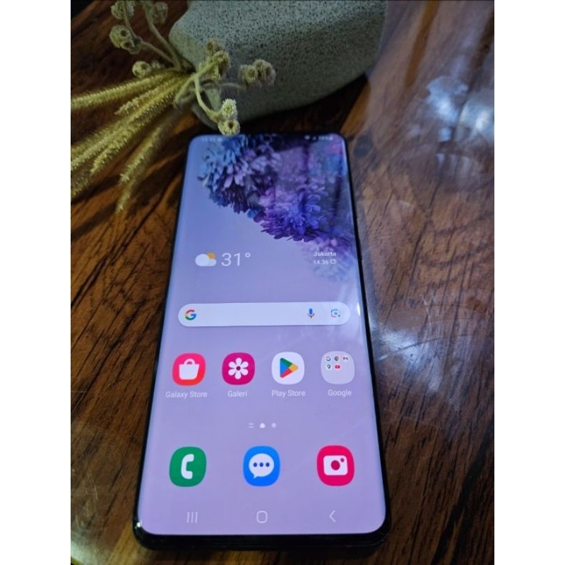 Samsung Galaxy S20 Plus Second Resmi 128Gb Fullset Termurah