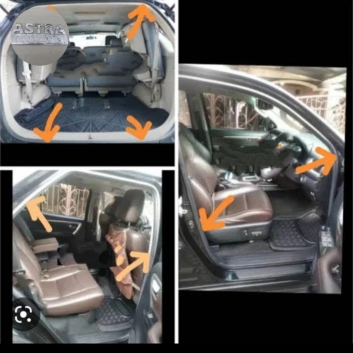 Karet balon body pintu mobil Etios Valco Full set 5 pintu Original