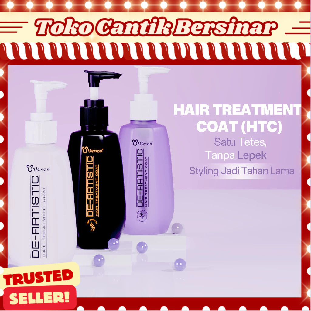VENON Hair Serum Treatment Coat Series 160ml Vitamin Rambut Serum Rambut minyak rambut original red