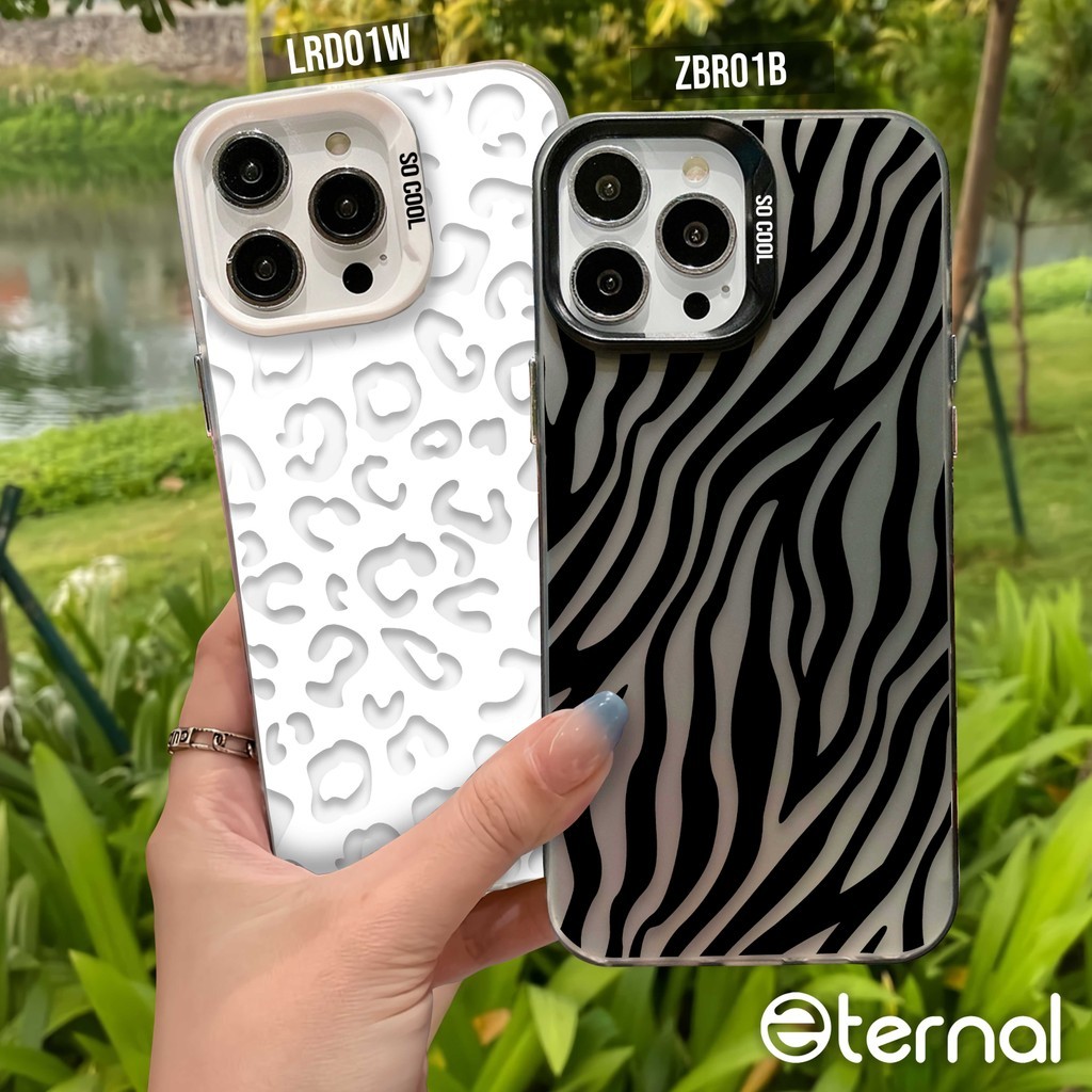ETERNAL IMD PATTERN LEOPARD ZEBRA CASE SAMSUNG A35 A34 A33 A32 A31 A30 A25 A24 A22 A21S A20S CASING