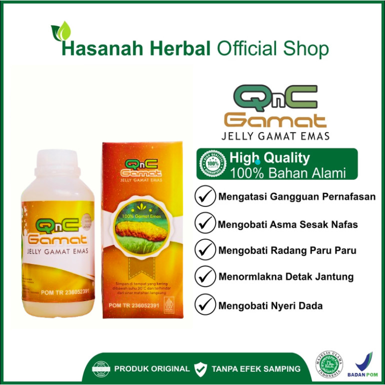 

Obat Asma dan Sesak Nafas QnC Jelly Gamat