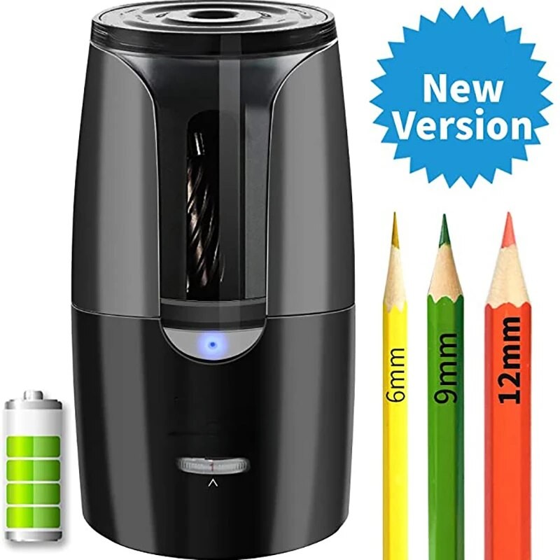 

Automatic Electric Pencil Sharpener For Colored Pencils Sharpen Mechanical Office School Supplies Stationery Free Ship