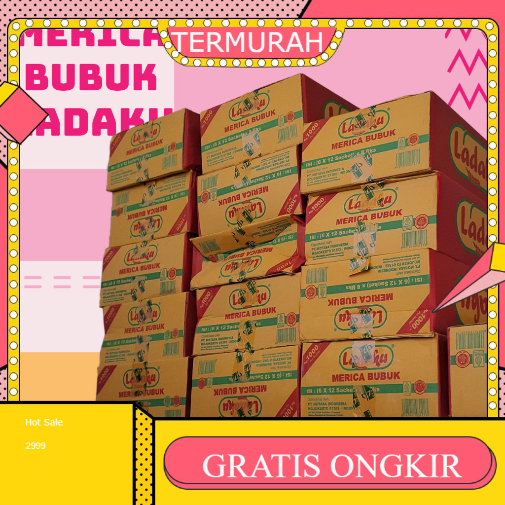 Ladaku 1 dus Merica Bubuk Lada Sachet renteng