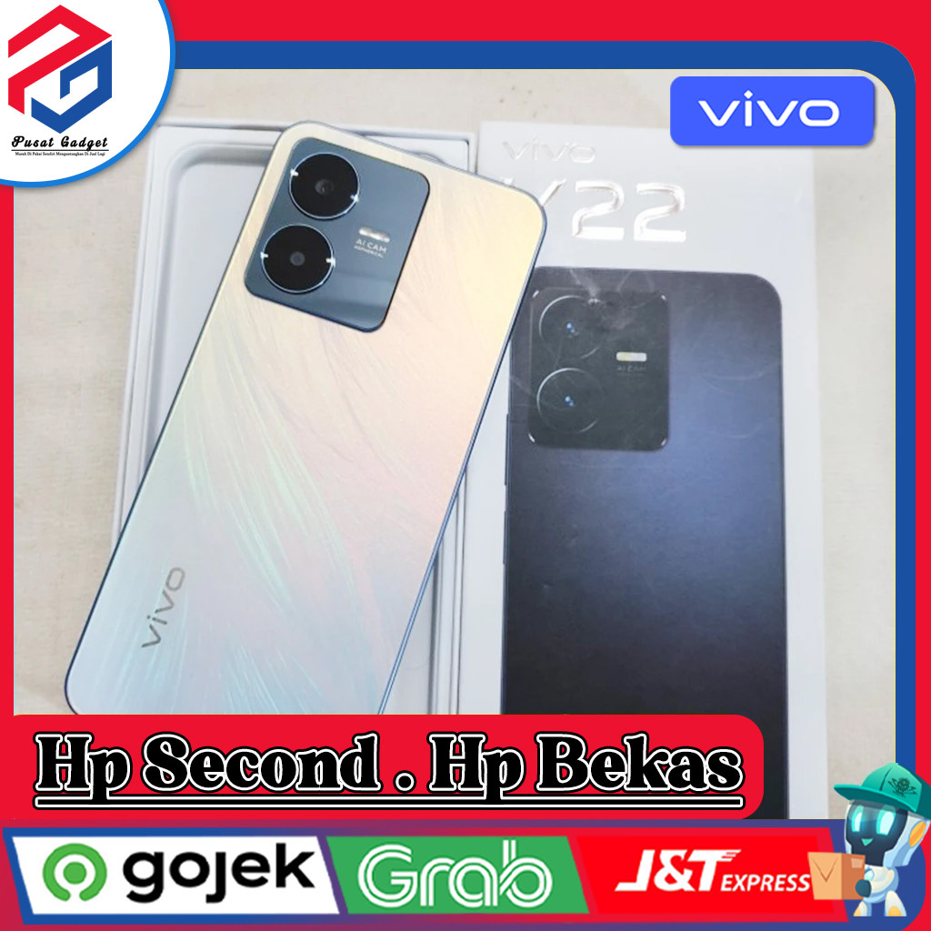 Vivo Y22 Ram 4/64GB | Ram 4/128GB | Ram 6/128G Second Grade A