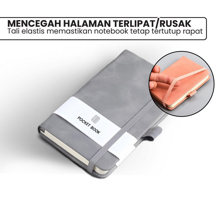 

SSM - Notebook BUKU CATATAN CONAN UKURAN A6 Diary Aesthetic Mini Pocket Catatan Kecil Agenda WARNA SOFT