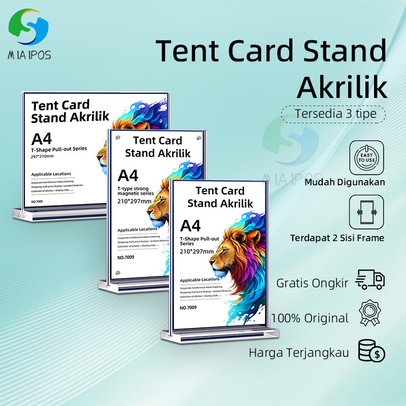 

(COD)Tempat Brosur A4 Magnetik1.5mm / Akrilik Tent Card Portrait - Tipe L Magnetik/Tempat Brosur A4 1.5mm Portrait 2 Sisi / Tent Holder / Tent Card Stand Akrilik