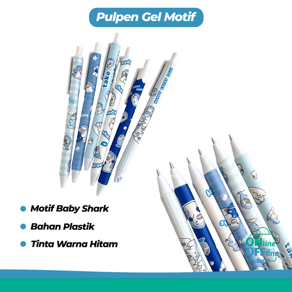 

Pulpen Gel Motif Baby Shark Pulpen Pelajar Dan Kantor Pena Lucu Cute Gel Pen 960