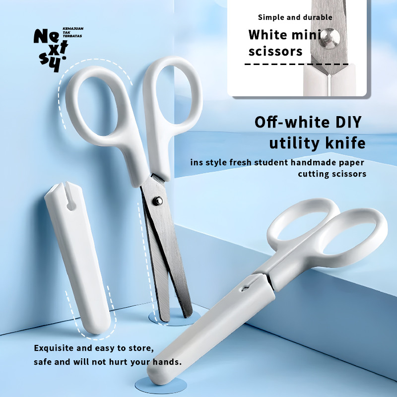 

[READY] Nextsy Gunting Kecil Putih Scissors Mini Aesthetic