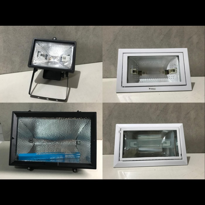 PROMO LAMPU SOROT LAMPU TEMBAK KAP HALOGEN HOUSING KAP HALOGEN 150W Kap Lampu Halogen 150 Watt