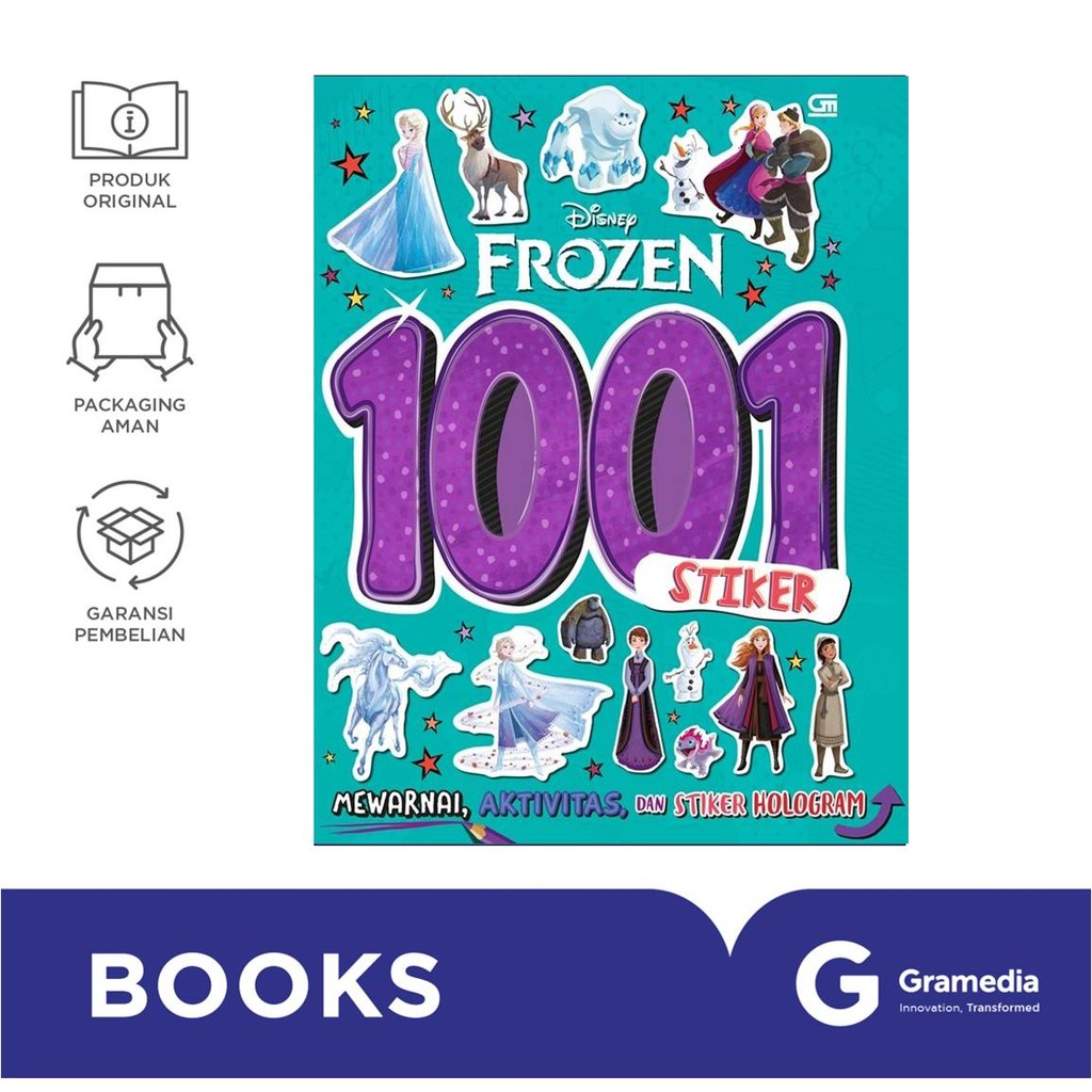 Buku Disney Frozen 1001 Stiker