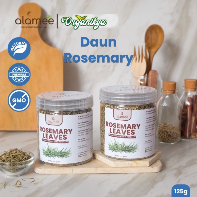 

Daun Rosemary Rosmari Kering Dried Leaves Seasoning Organik Murni Asli Bumbu Masak Organik Masakan organikya