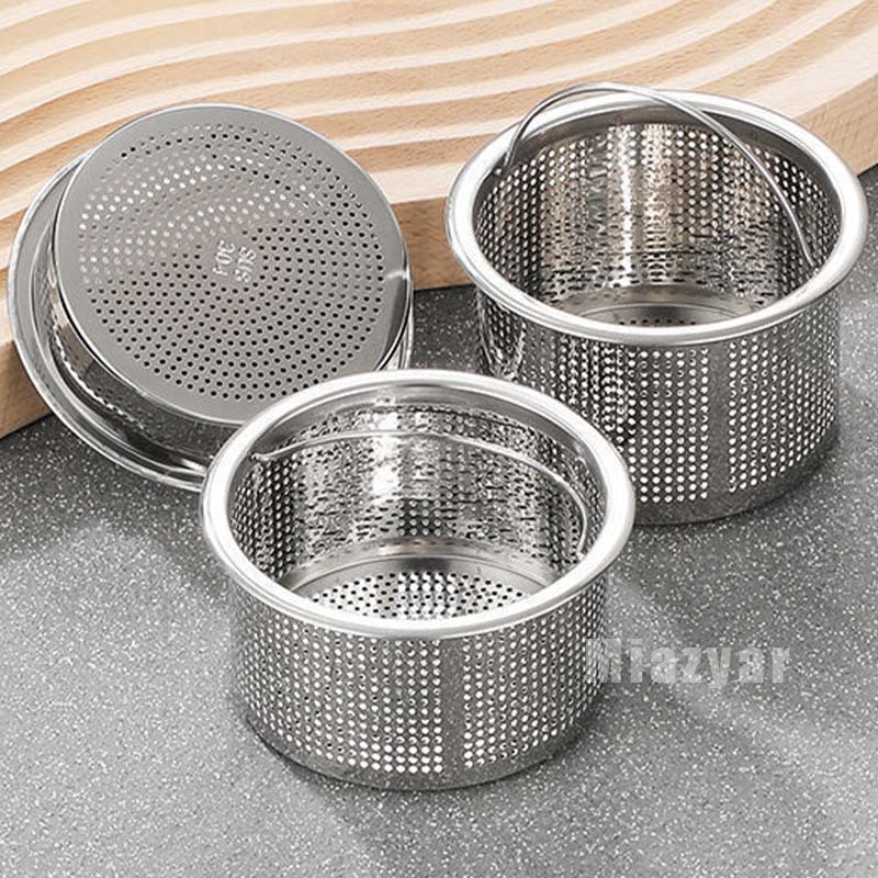 afur saringan wastafel stainless 304 lubang jaring kecil cuci piring Mia