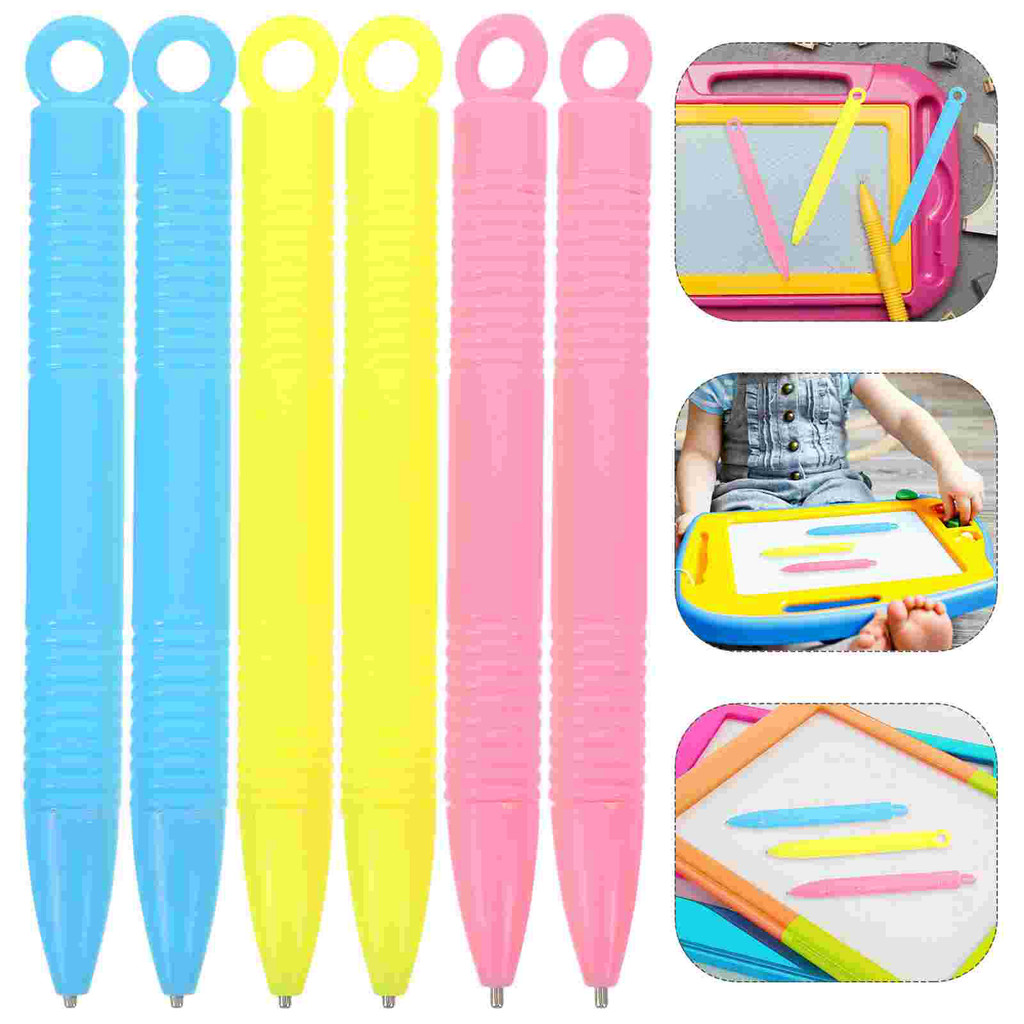 

6 Pcs Magnetic Drawing Board Pen Toys Pencil Repair Tools Classroom Pencils Craft Supplies for Kids Prizes Spare Toddler