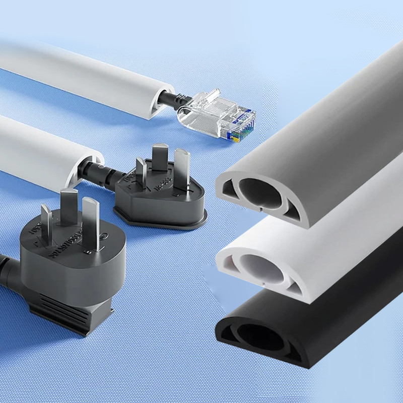 1Meter Kabel Cover Kabel Pvc Elindung Dinding Cover Penutup Kabel Dinding Kabel Protector