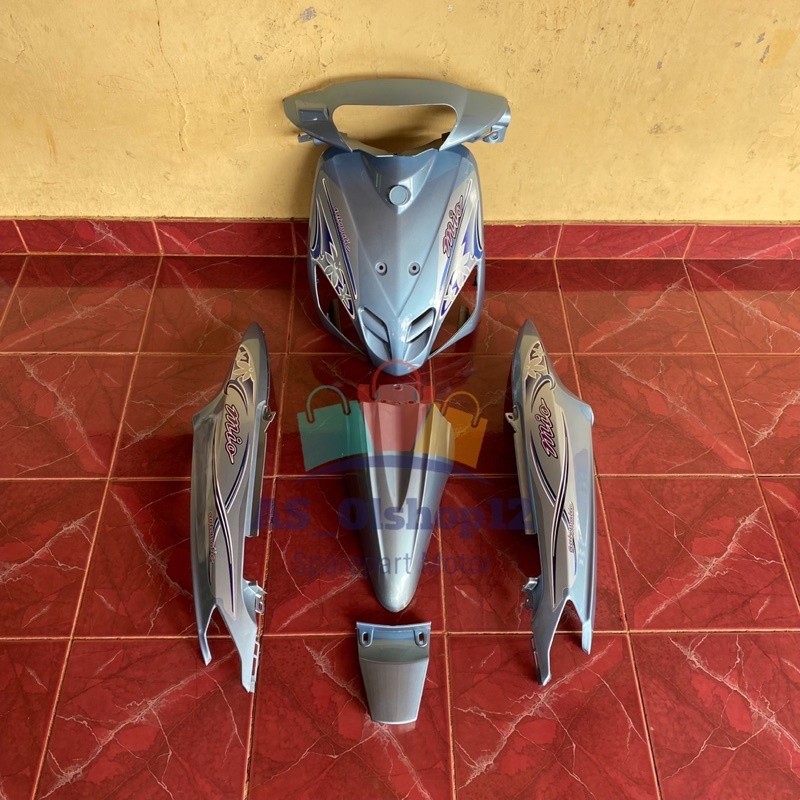 FULL BODY HALUS MIO SPORTY LAMA PLUS STRIPING BIRU TELUR ASIN