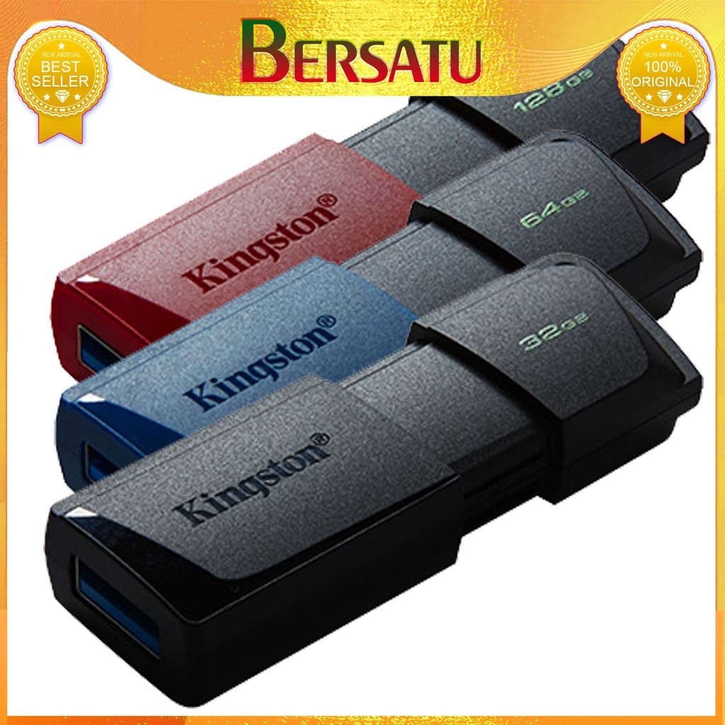 Flash Disk Kingston 128gb 64gb USB 3.2 DataTraveler Exodia DTX-M Flashdisk Kingstone DTXM Original