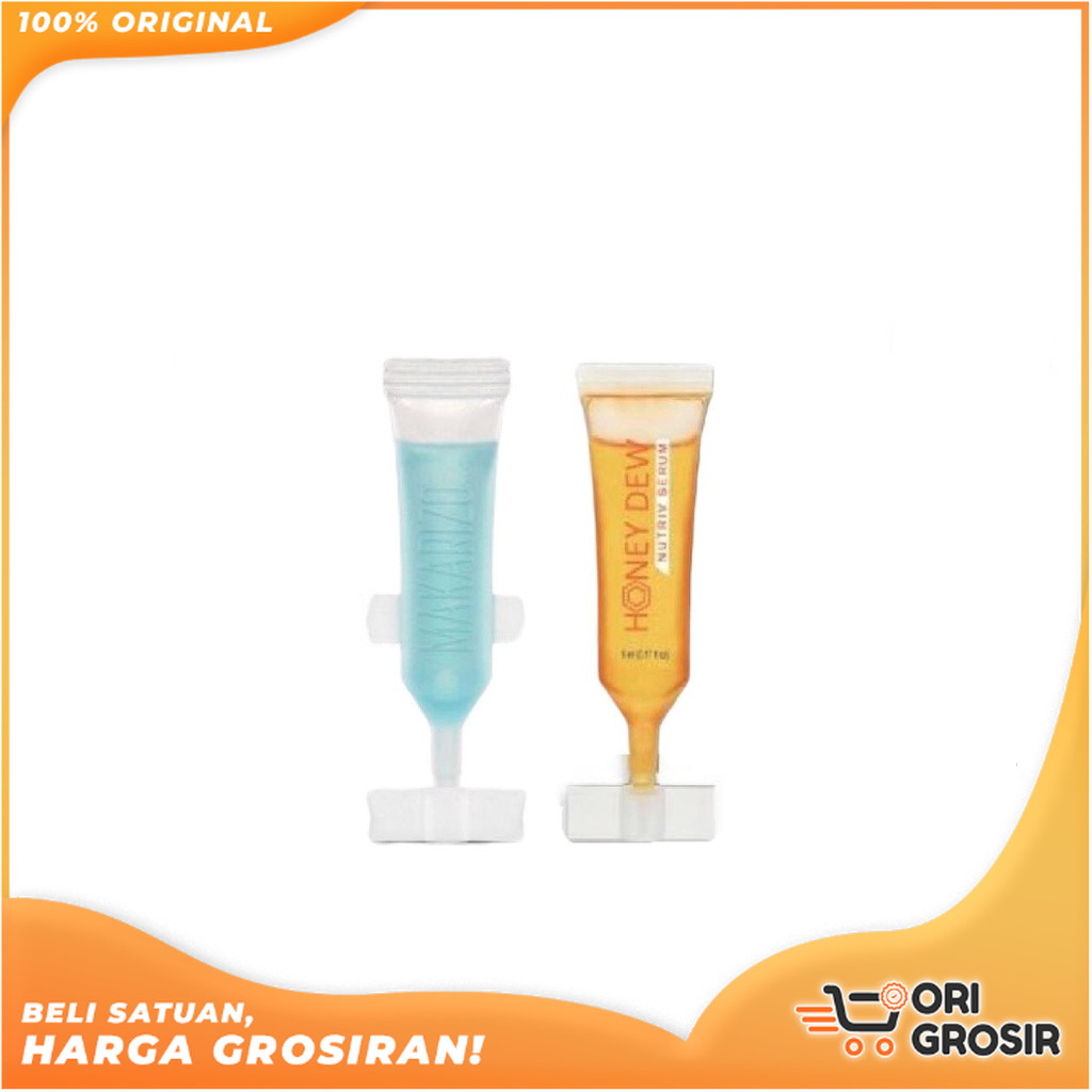 ORI Grosir Makarizo Honey Dew Nutriv Serum 5ml - Serum Rambut - Vitamin Rambut