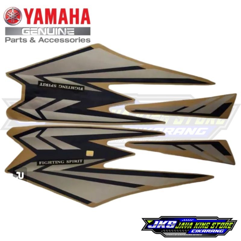 Striping stiker body Rx king rxking 2002 Gold Limited Edition fullset tangki dan box aki komplit