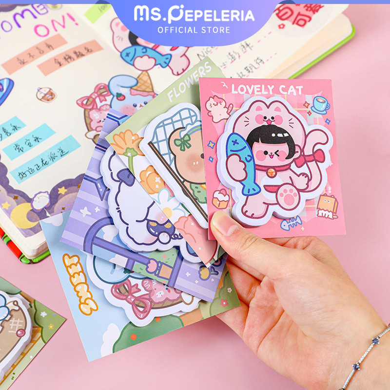 

30 pcs beruang pesan alien not sticky saku kertas saku lengket lucu-Ms.Pepeleria