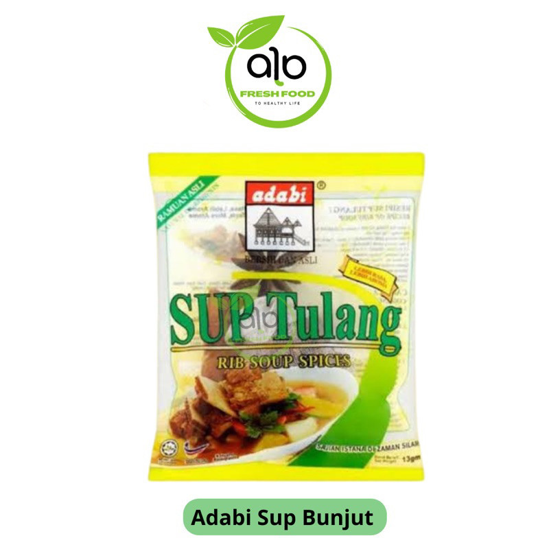 

Adabi Sop Tulang 8g - Rempah Campuran untuk Ramuan Sop Tulang - BEST Fresh Food