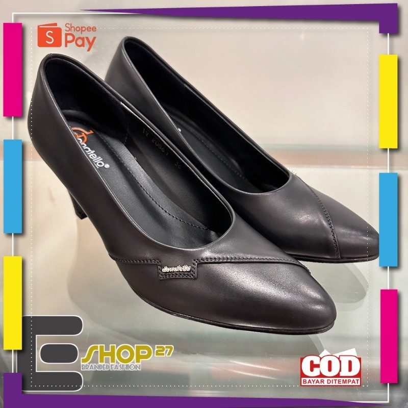 UKURAN SIZE 37 38 39 40 41 42 43 44 45 / sepatu pantofel wanita bran DONATELLO - IY20841