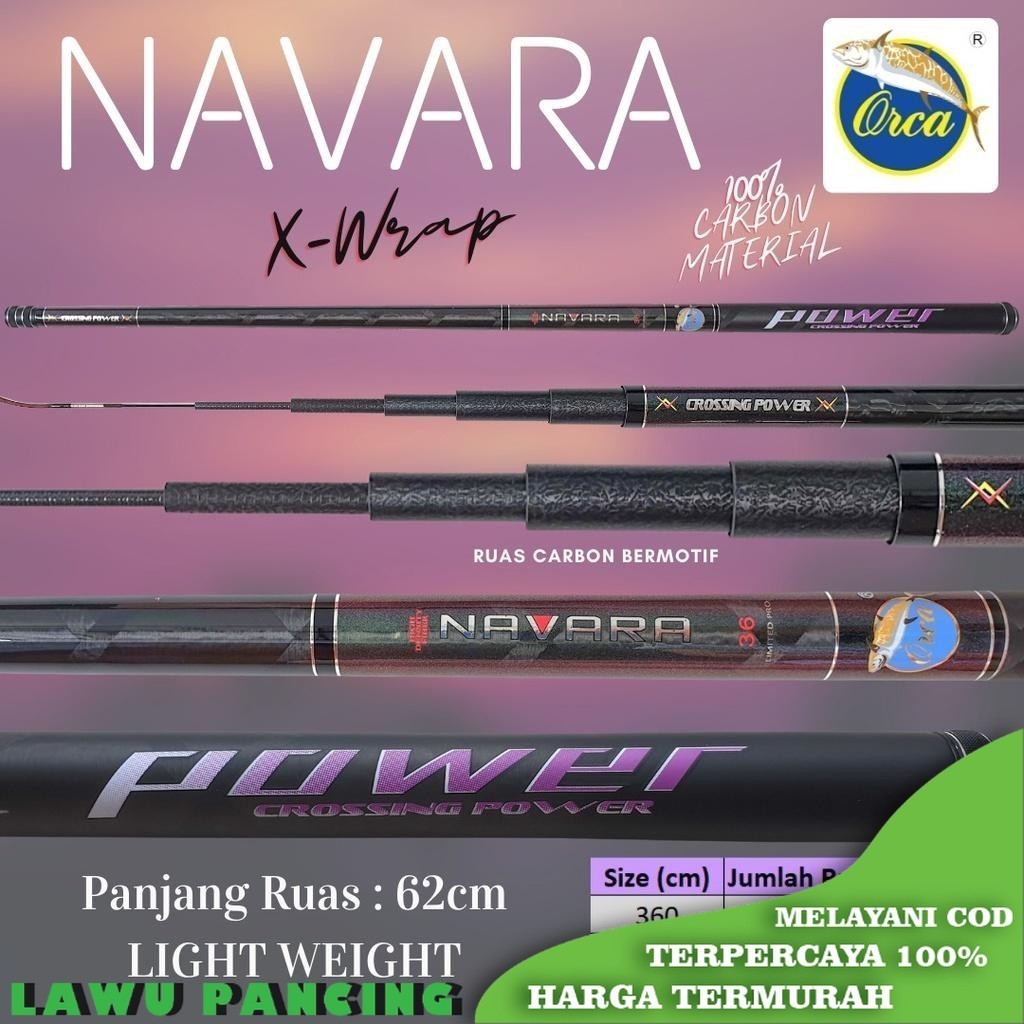 JORAN TEGEK ORCA NAVARA 360 450 dan 540 TERBARU SPEK KAKU RINGAN