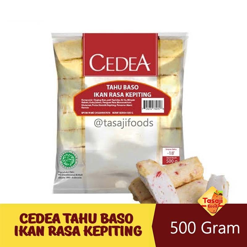 

Cedea Tahu Baso Ikan Rasa Kepiting 500gr