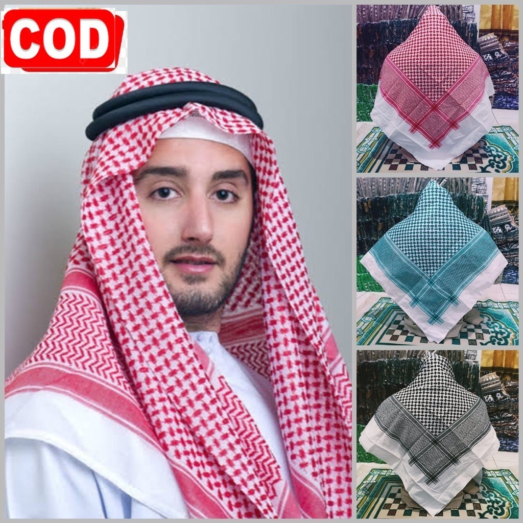 Sorban Arab sorban Haji sorban umroh sorban palestina persegi