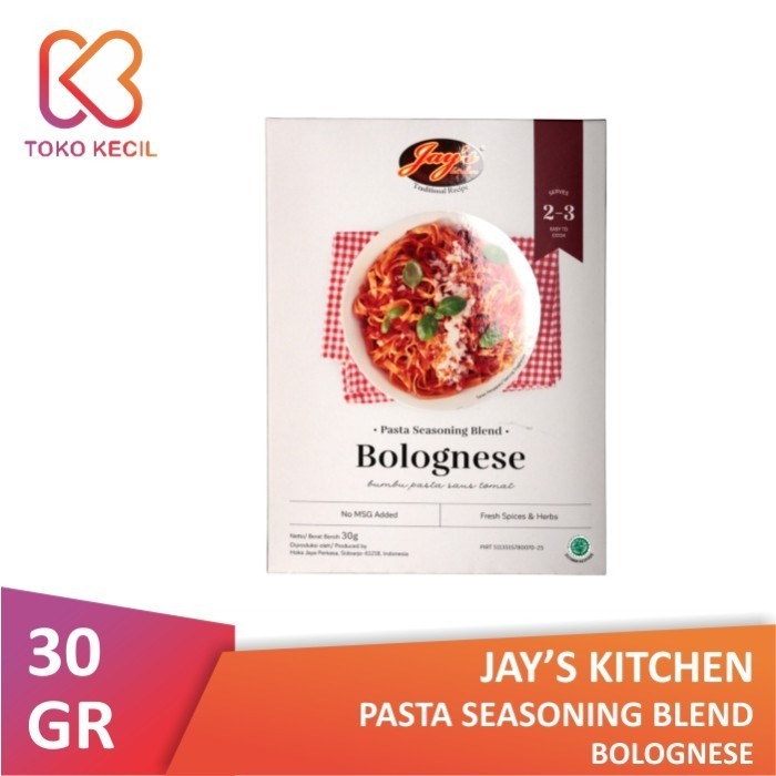 

Jay's Kitchen Seasoning & Spice Blend Bolognese 30gr