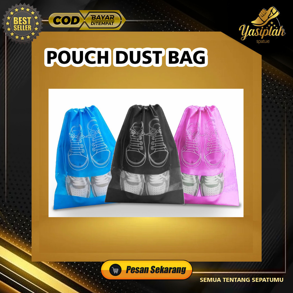 POUCH SHOES BAG TAS SERUT PRAKTIS BESAR